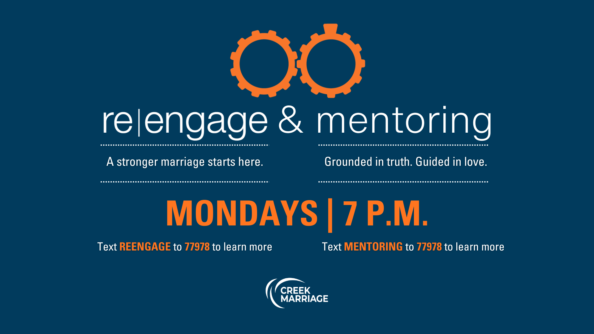 Cottonwood Creek Church - re|engage